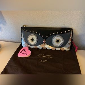 Kate Spade wise owl clutch what a hoot